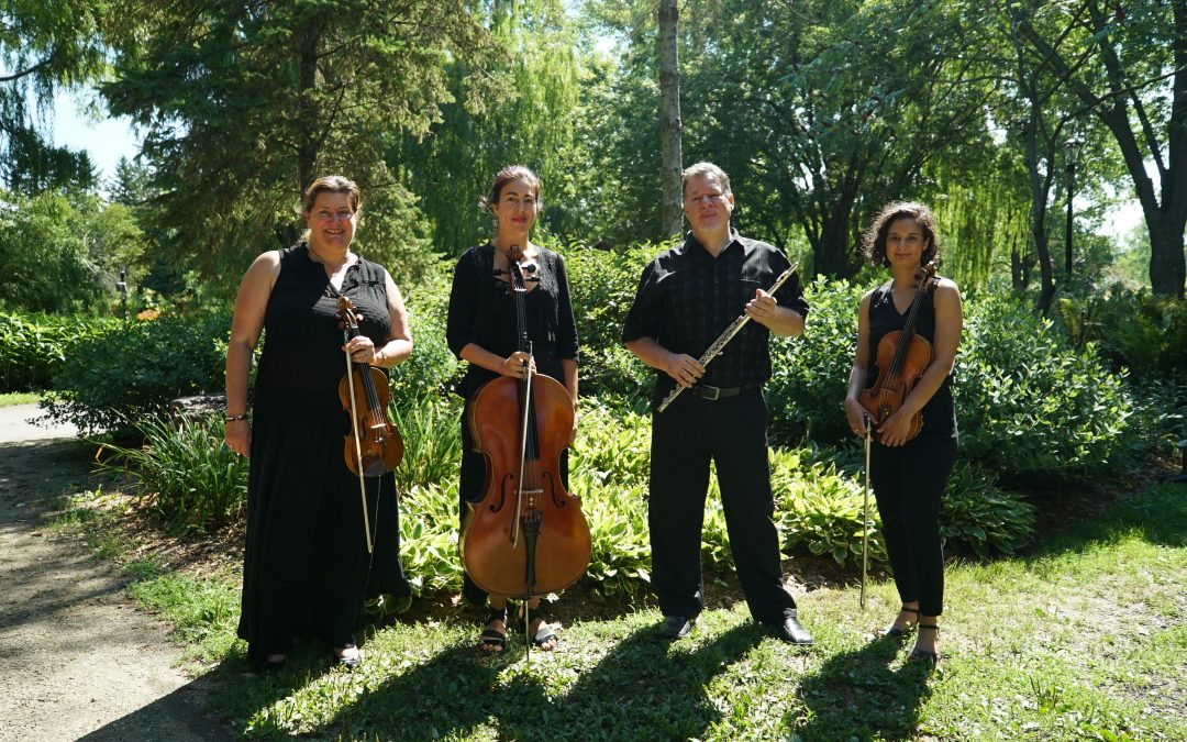 Au-delà des notes – un quatuor de cordes et flûte en salle le 2 mai prochain